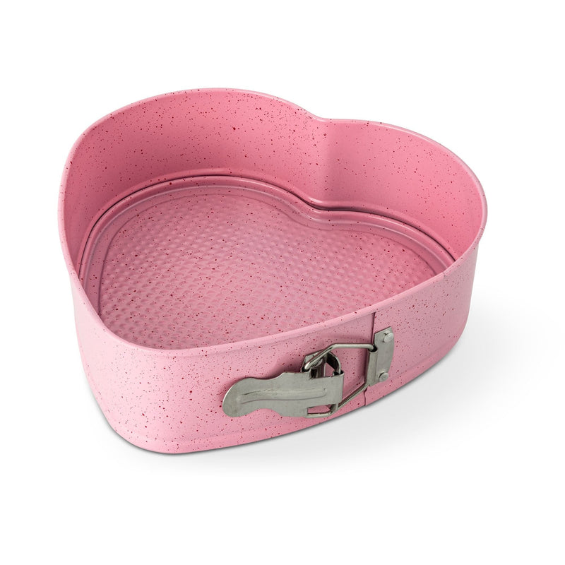 Core Kitchen Heart Speckled Spring Form Nonstick Baking Pan O6
