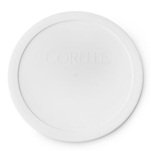 Corelle Plastic Round Bowl Lid Cover, Fits 28-oz, White Y3