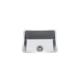 CraftX 21-in Type 304 Stainless Steel UnderMount R20 Sink