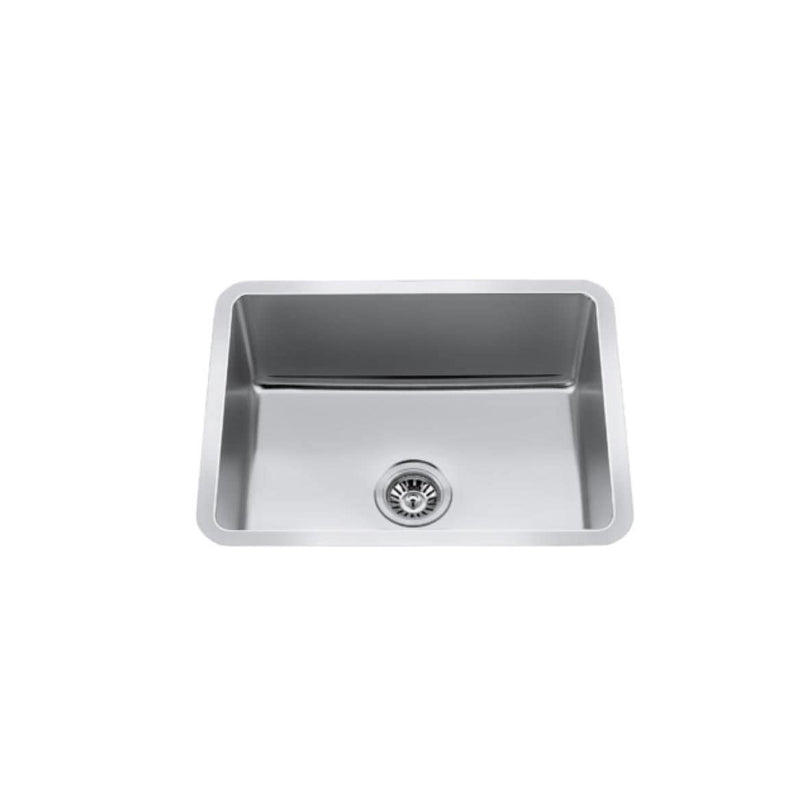 CraftX 23-in Type 304 Stainless Steel UnderMount R20 Sink W3