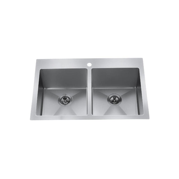 CraftX Dual Mount Double Bowl Sink H3
