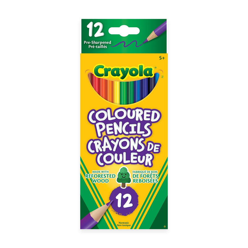 Crayola Coloured Pencils, 12 Pieces, Multicolour F8