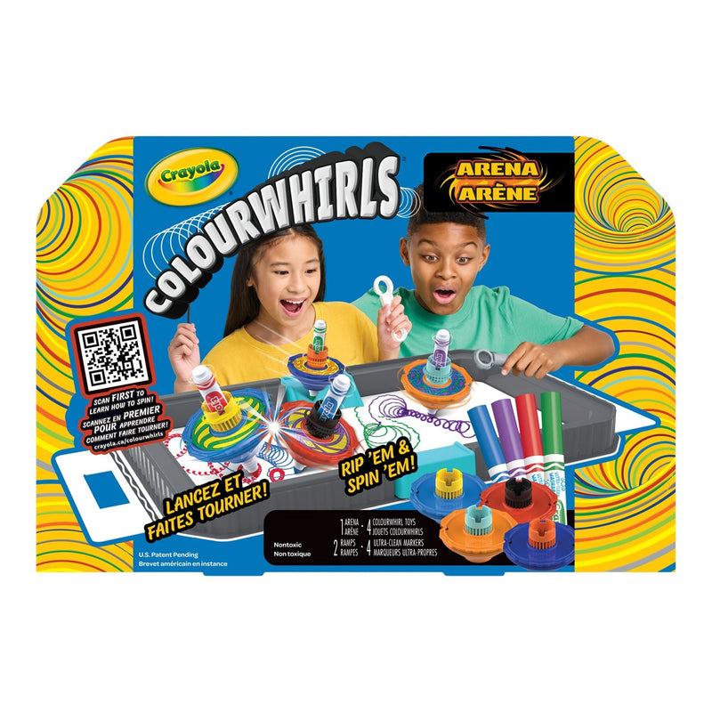 Crayola Colourwhirls 4-Player Arena Set for Ages 6+ S2