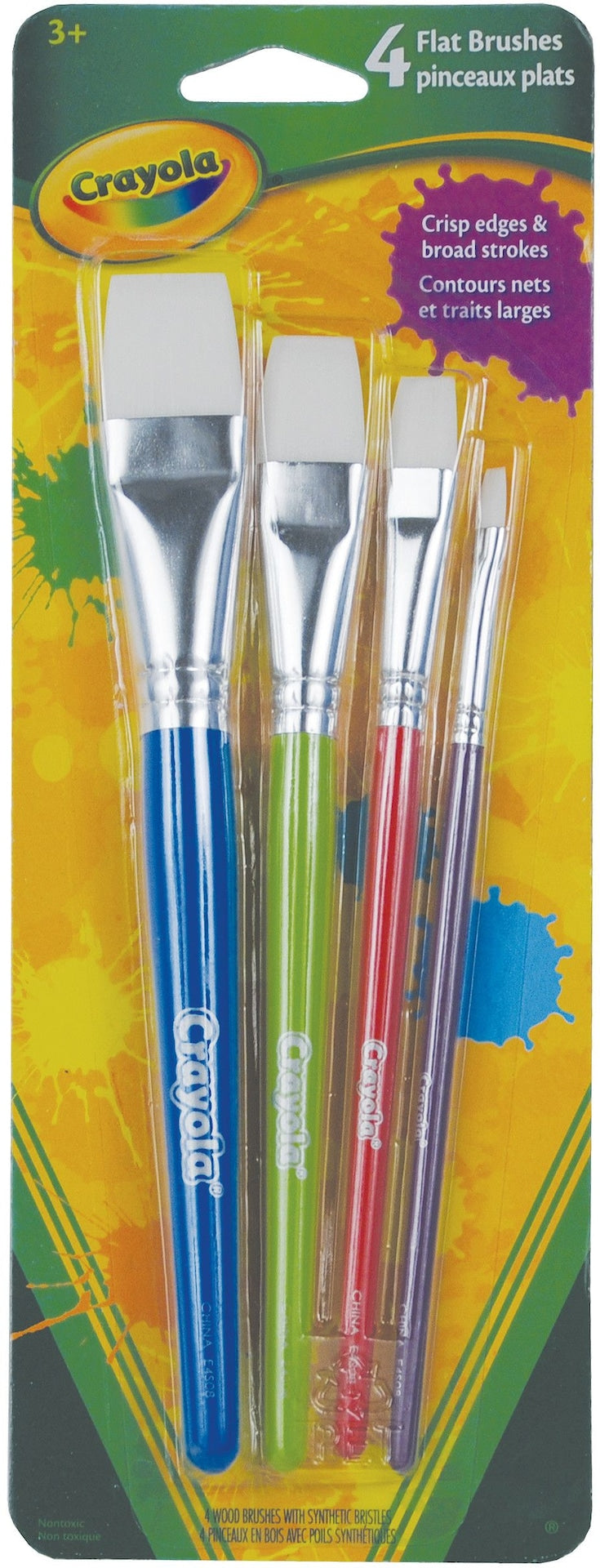 Crayola Paint Brush Set, Multicolour Q3