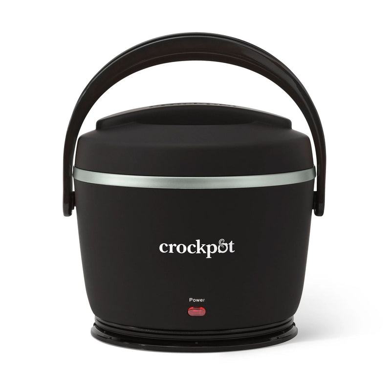 Crock Pot Black Licorice Electric Lunch Box with Detachable Cord T7
