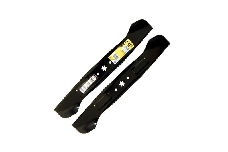 Cub Cadet NX-15 Riding Mower 2-in-1 High-Lift Blade Set, Fits 2015 & After Models, Black, 46-in, 2-pk L1