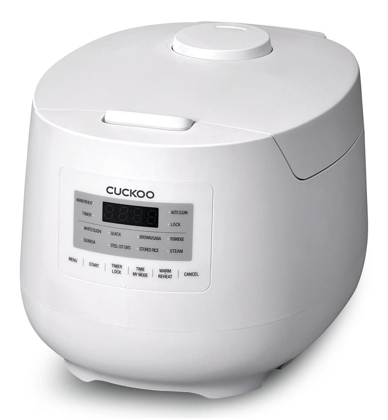 Cuckoo Rice Cooker with Steam Sterilization, 6-Cup, White P2