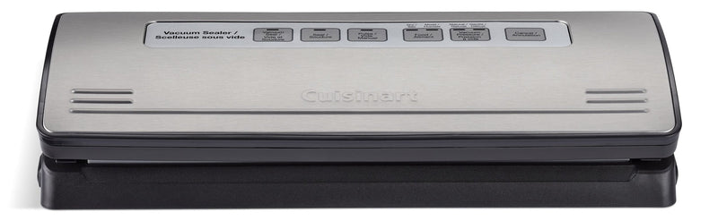 Cuisinart One-Touch Vacuum Sealer, Stainless Steel, Black L1