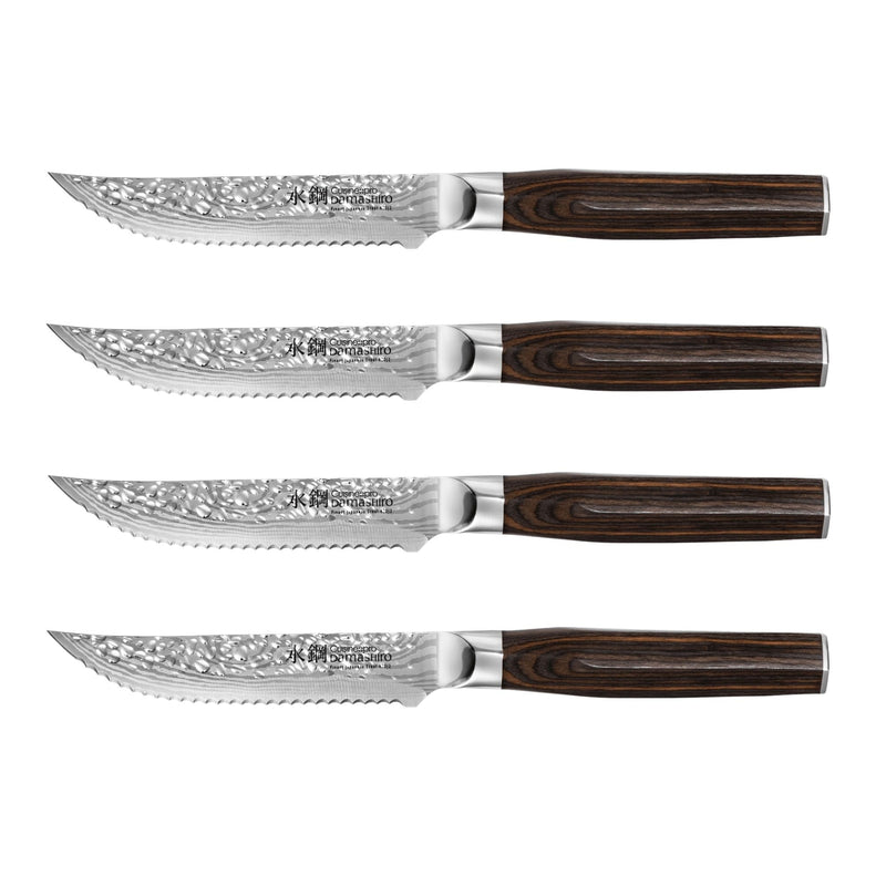 CUISINE:: PRO DAMASHIRO EMPEROR STEAK KNIFE SET/4 U6