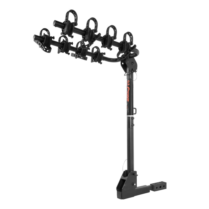 CURT 18030 2-Bike To 4-Bike Two Arm Hitch Mount Bike Rack, Fits 1-1/4, 2-in Receiver, Black K0