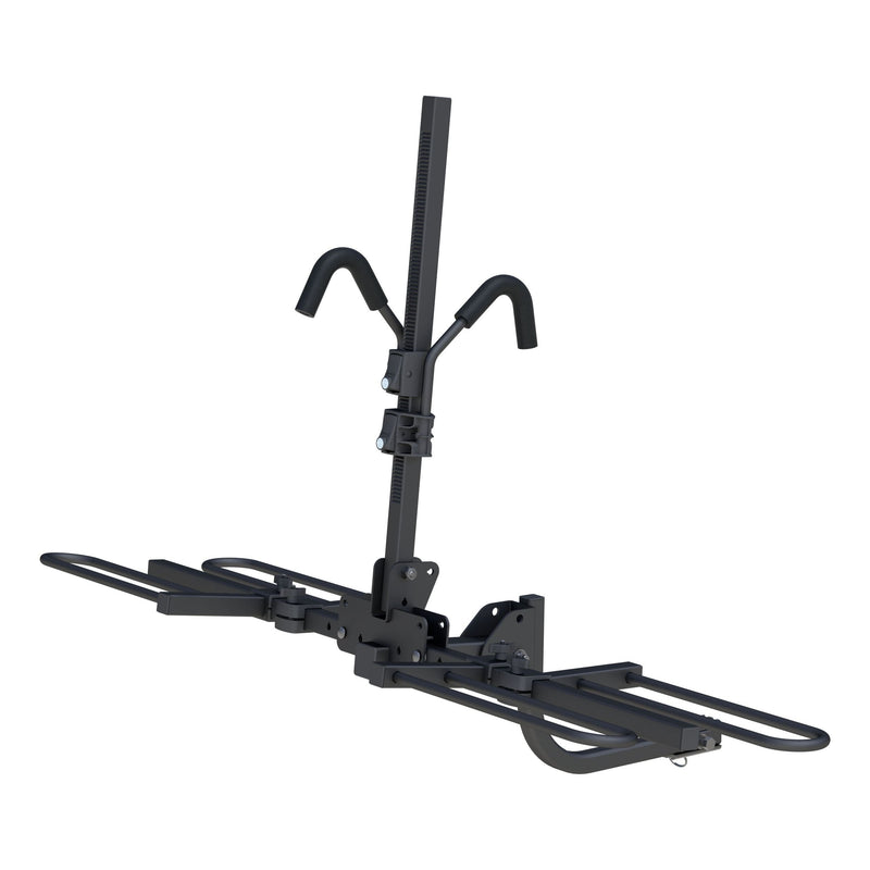 CURT 18085 2-Bike Tray-Style Hitch Mount Bike Rack, Fits 1-1/4, 2-in Receiver, Black L6