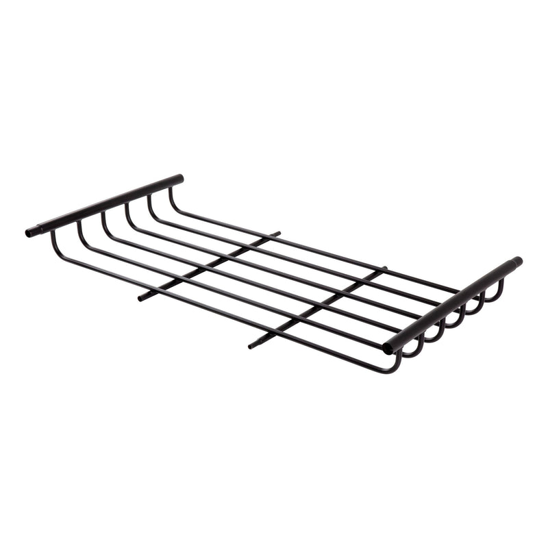 CURT 18124 Steel Roof Rack Cargo Basket/Carrier Extension, Black, 6-sq.ft H6