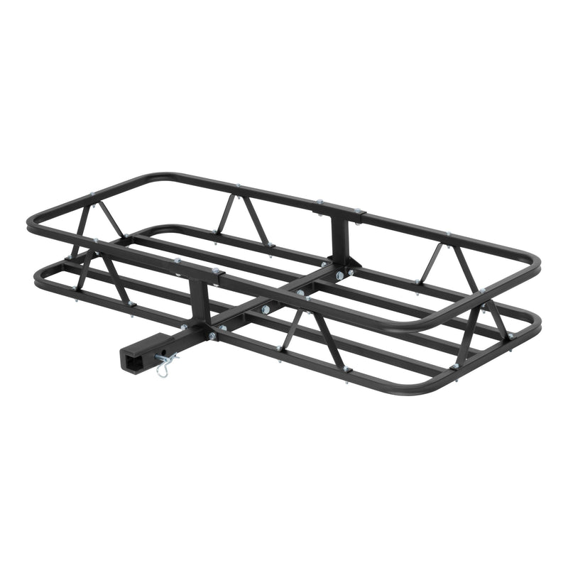 CURT 18145 48 x 20-Inch Basket Hitch Cargo Carrier, 500 lbs Capacity, Black Steel, 1-1/4, 2-In Adapter Shank N3