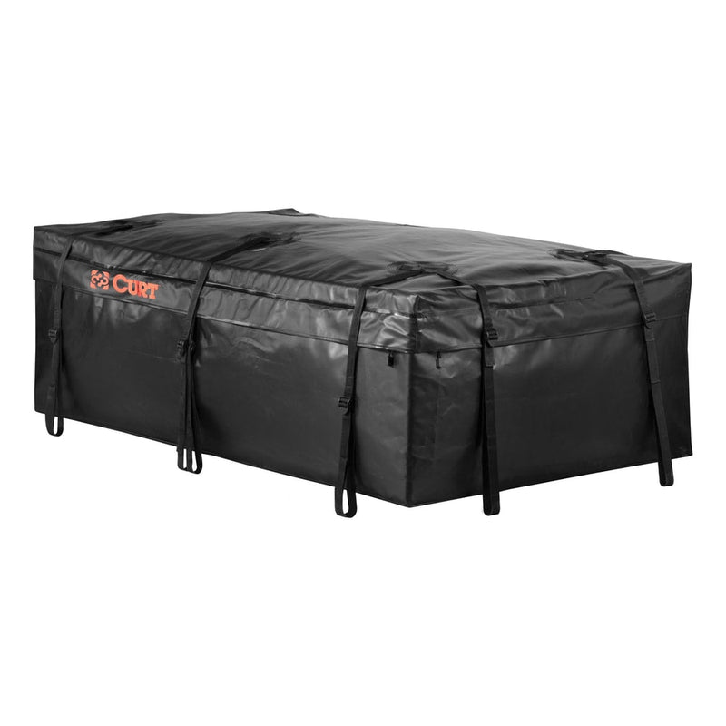 CURT 18221 Weather-Resistant Vinyl Roof Top Cargo Bag, Black, 59 x 34 x 21-in A7