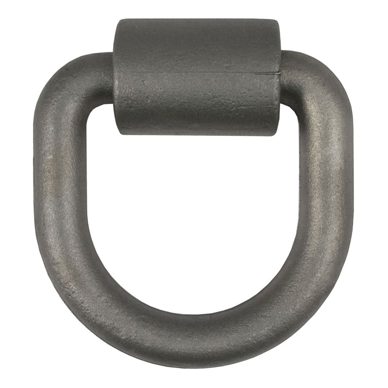 CURT 83760 3 x 3-in Weld-On Tie-Down D-Ring (8,833 lbs, Raw Steel) P8