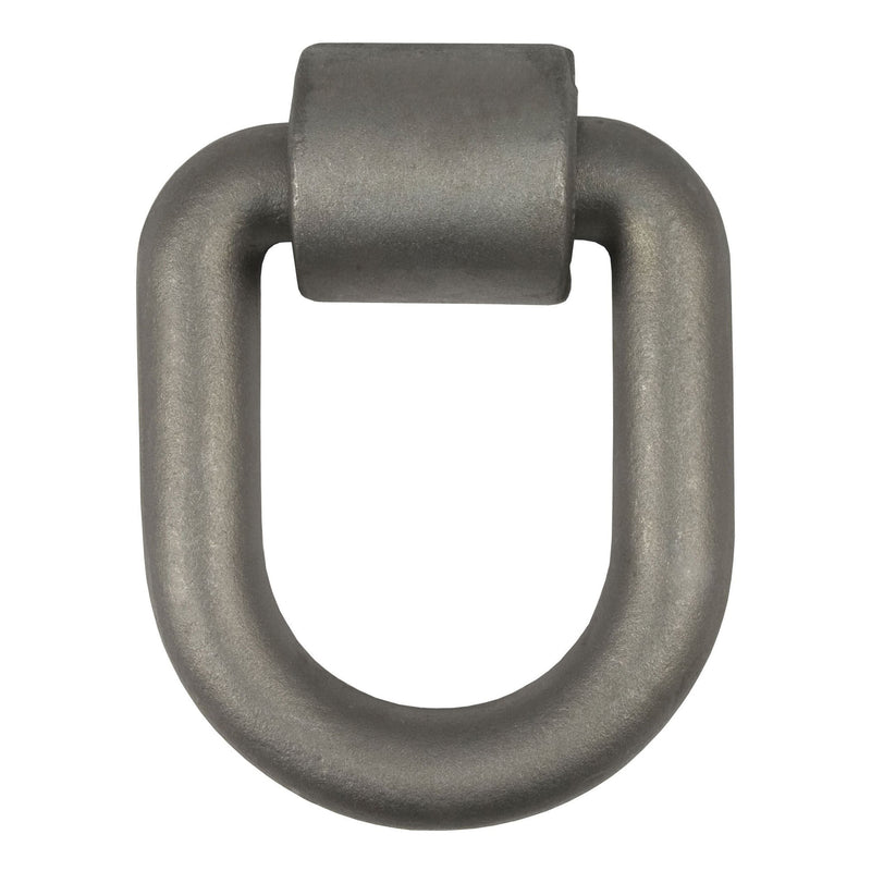 CURT 83780 3 x 4-in Weld-On Tie-Down D-Ring (15,587 lbs, Raw Steel) Q5