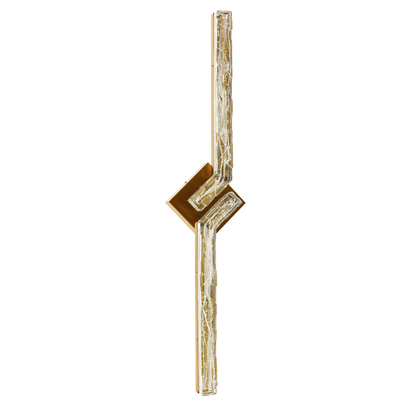 CWI Lighting Contour Integrated LED 33in Brass Vanity Light U0