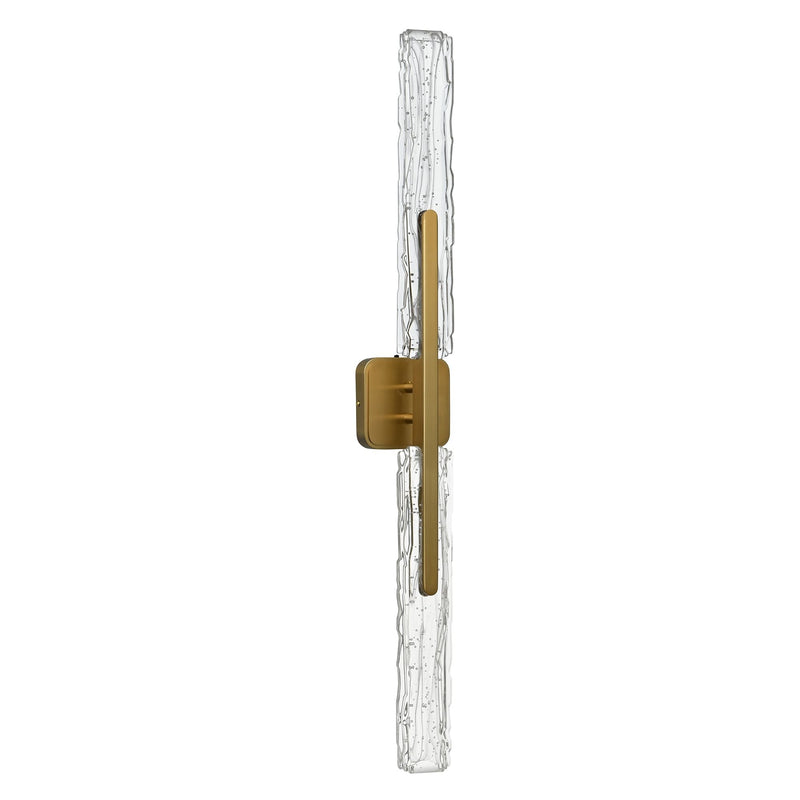 CWI Lighting Curva Integrated LED 36in Brass Vanity Light E8