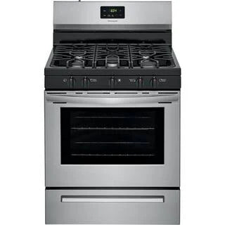 Frigidaire 30 in. 5 Burner Freestanding Gas Range in Stainless Steel FCRG3052AS P4