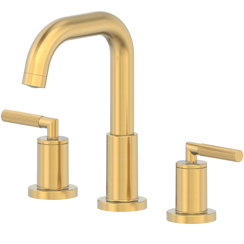 Danze Dorian 2-Handle Widespread 8-in Centreset Lavatory/Bathroom Sink Faucet, Brushed Gold C4