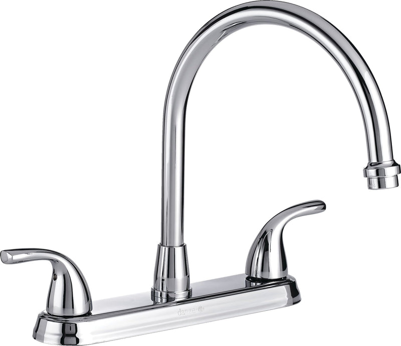 Danze Double Handle High Arc Kitchen Faucet, Chrome T7