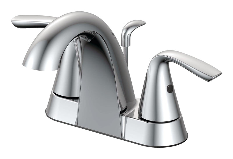 Danze Gallant Double Handle 4-in Centreset Bathroom Sink Faucet with Pop-up Drain, Chrome S3