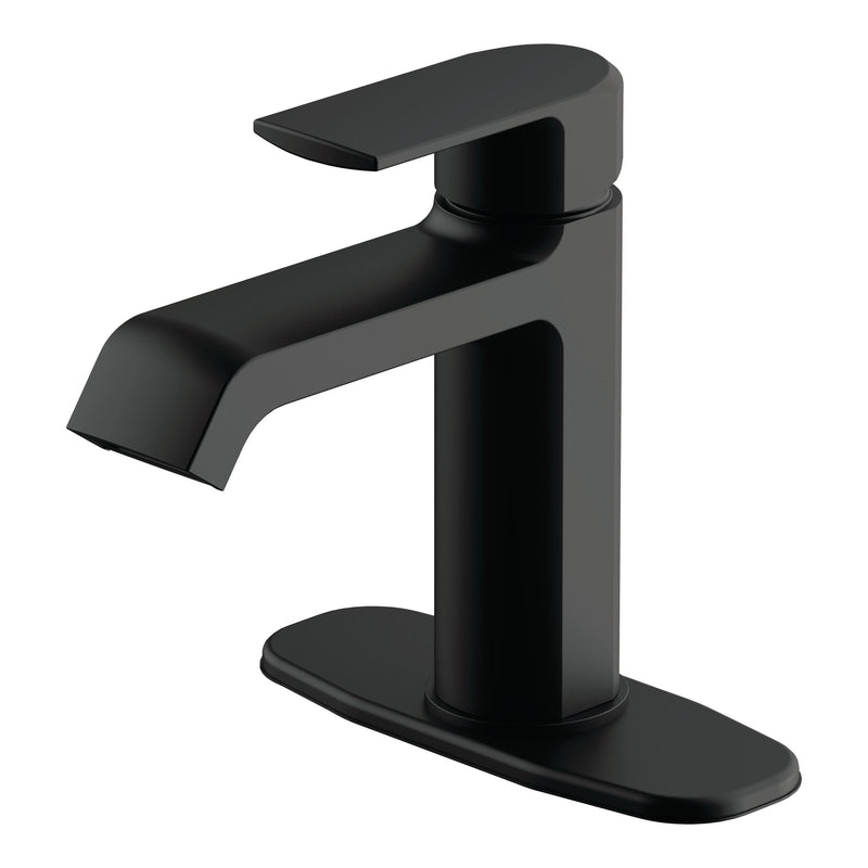 Danze Karter 1-Handle Lavatory/Bathroom Sink Faucet, Lead-Free, Matte Black L6