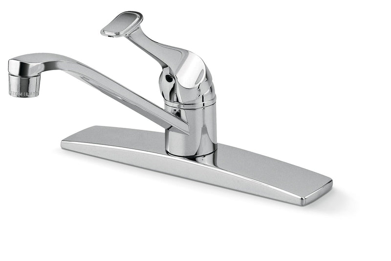 Danze Single Handle Metal Lever Kitchen Faucet, Chrome J4
