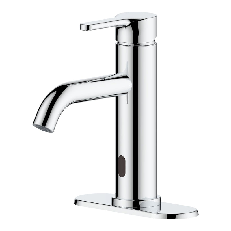 Danze Tronus Touchless Single Control Lavatory/Bathroom Sink Faucet, 4-in Centerset, Chrome Z9