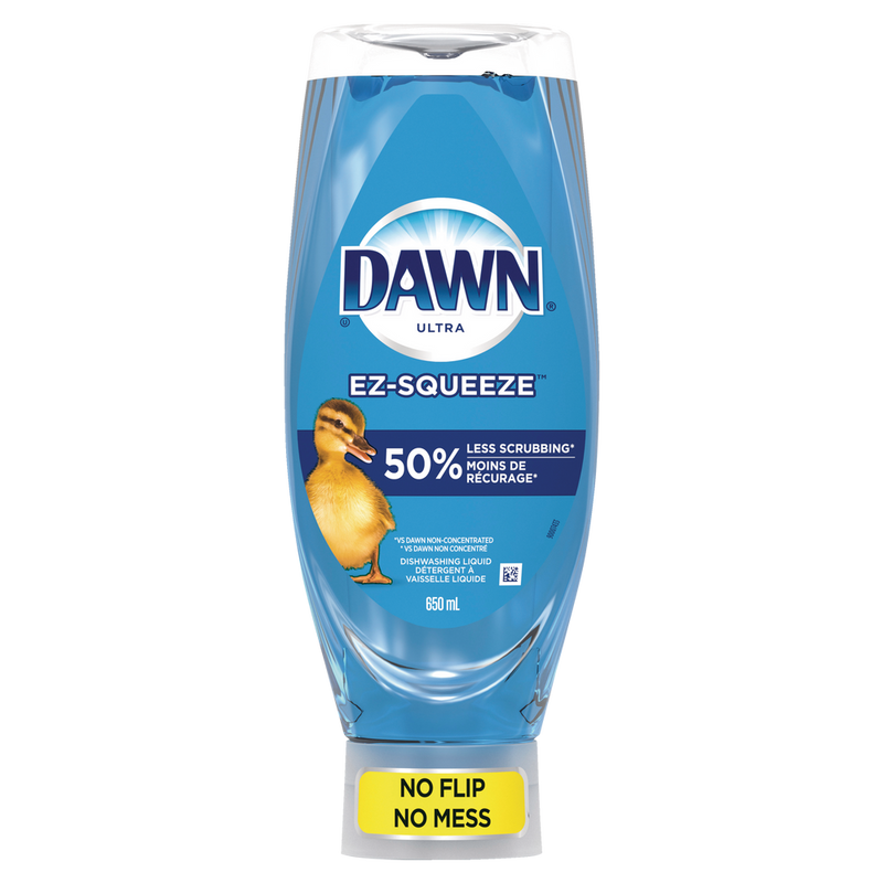 Dawn EZ-Squeeze Ultra Dish Soap Dishwashing Liquid, Original, 650 ml R2