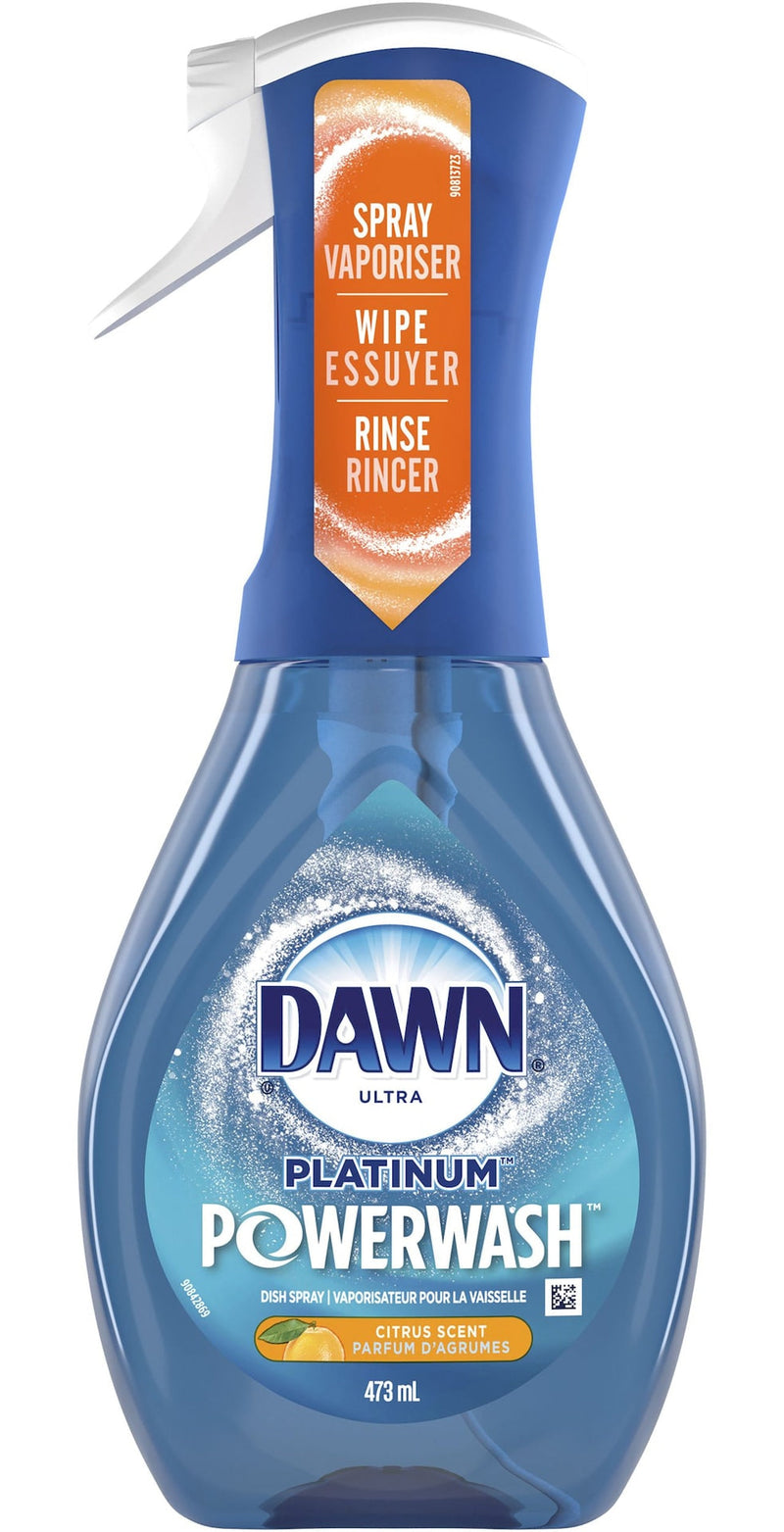 Dawn Ultra Platinum Powerwash Dish Soap Spray, Assorted Scents, 473-mL K5