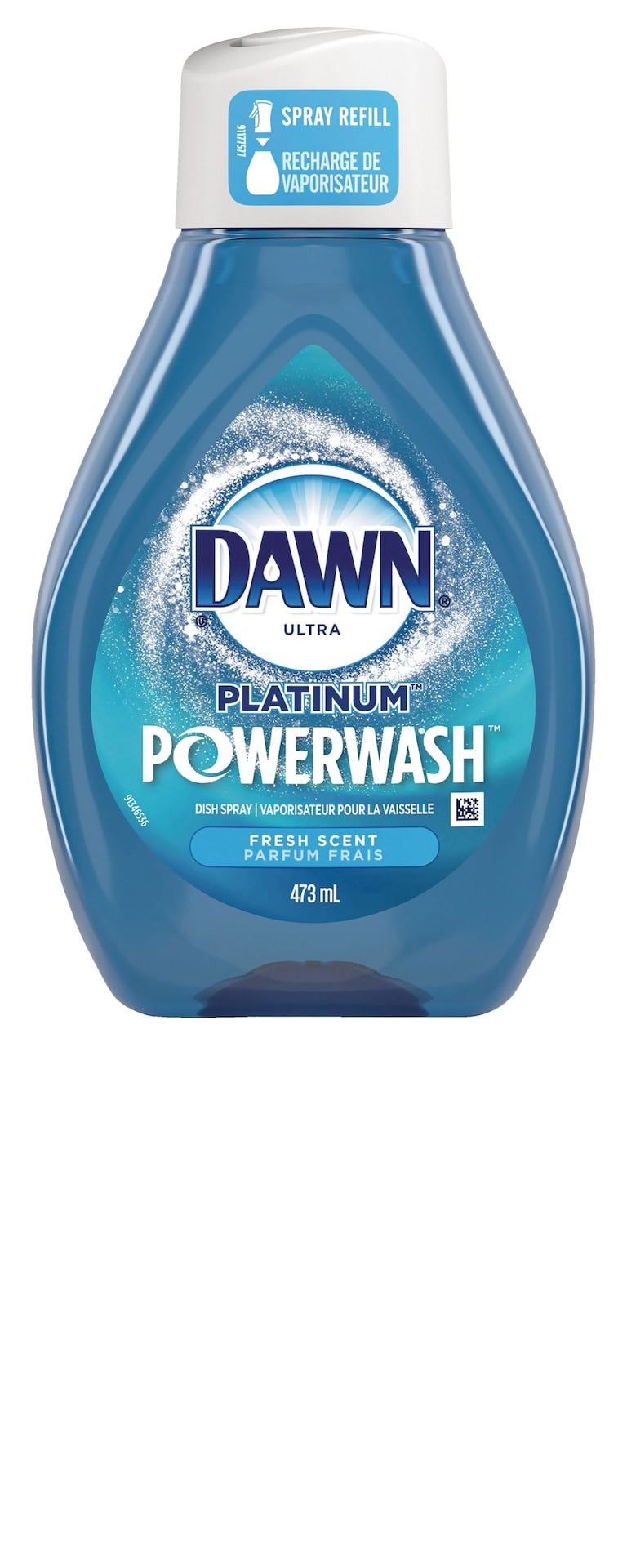 Dawn Ultra Platinum Powerwash Dish Spray Refill, 473-mL W6
