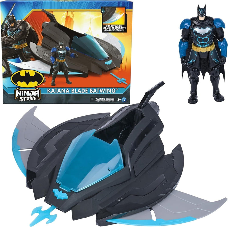 DC Batman Ninja Srike Katana Blade Batwing and 6-in Action Figure, Ages 3+ S0