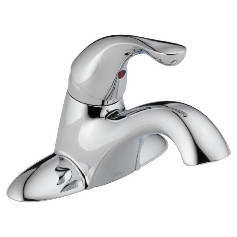 Delta 1-Handle Centerset Lavatory Faucet with Pop-up, Chrome V4