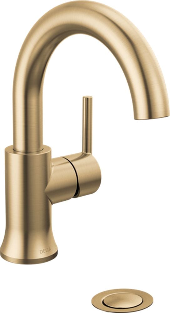 Delta 1-Handle High-Arc Lavatory Faucet, Champagne Bronze X1