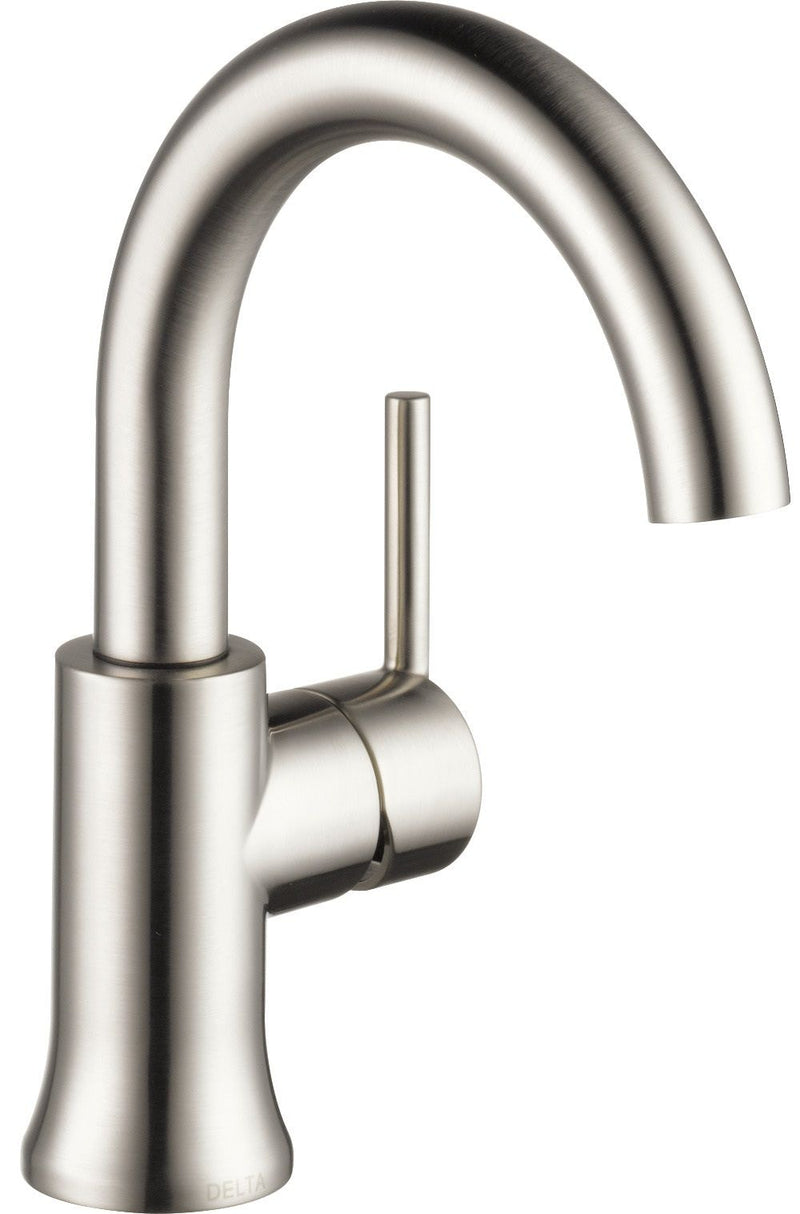 Delta 1-Handle High-Arc Lavatory Faucet, Stainless K3