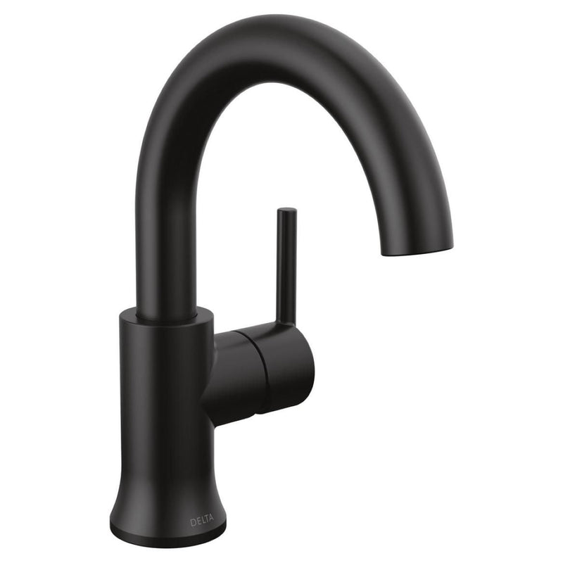 Delta 1-Handle Lavatory Faucet with Diamond Seal Technology, Matte Black M2