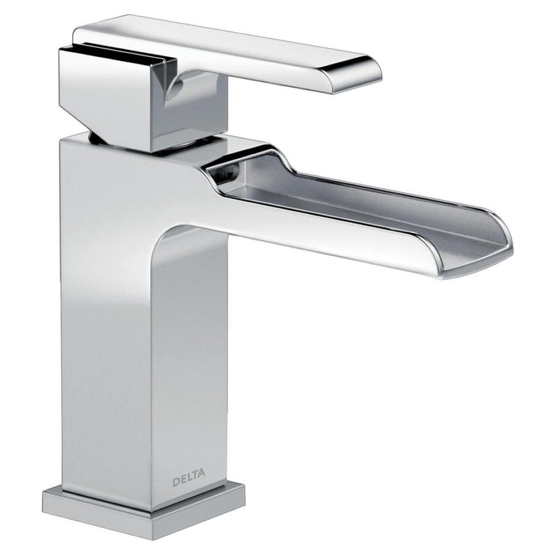 Delta Ara 1-Handle Channel Bathroom Faucet with Metal Pop-Up, Chrome K6