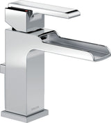 Delta Ara 1-Handle Channel Bathroom Faucet with Metal Pop-Up, Chrome