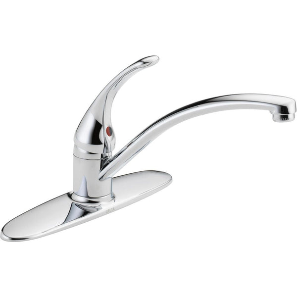 Delta Faucet Principals Single Handle Kitchen Faucet, Chrome Z7