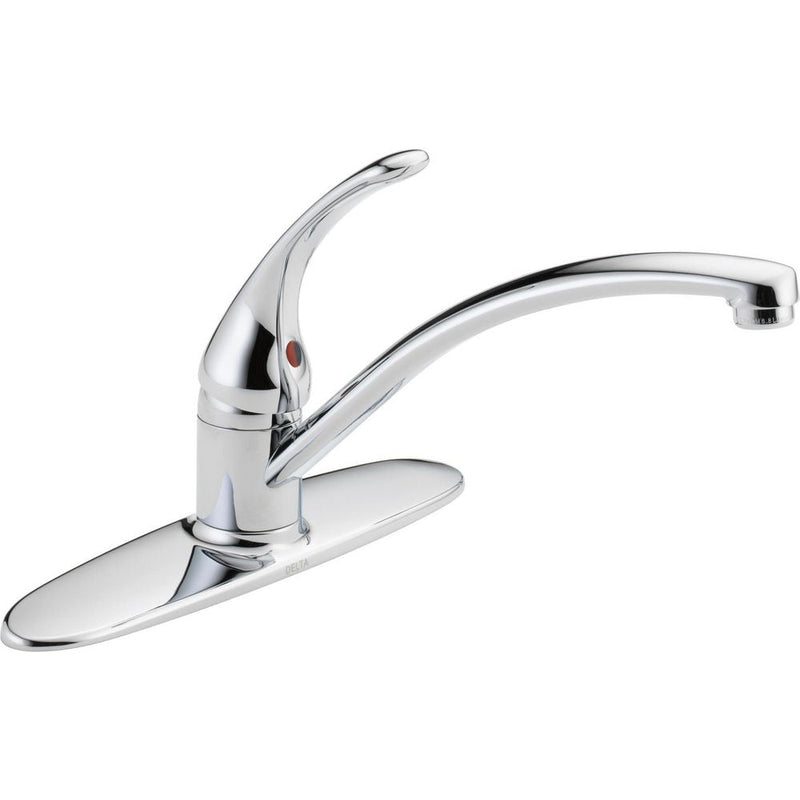 Delta Faucet Principals Single Handle Kitchen Faucet, Chrome Z7