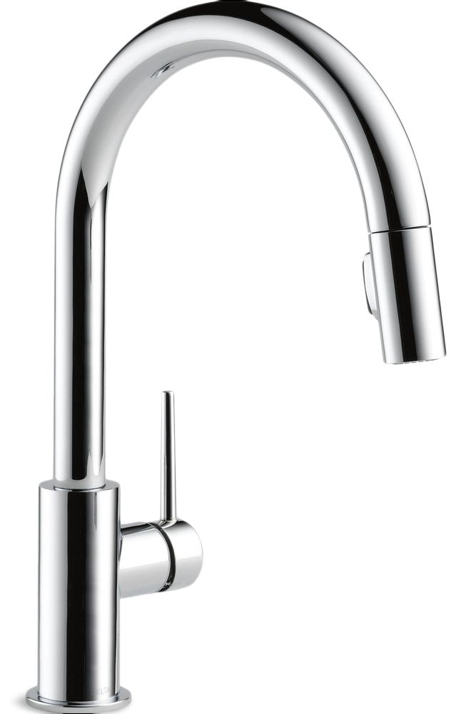 Delta Faucet Trinsic Single Handle High Arc Pull Down Sprayer Kitchen Faucet, Assorted Finishes X8