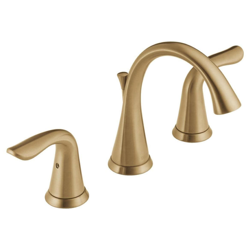 Delta Lahara 2-Handle Widespread Faucet, Champagne Bronze X8