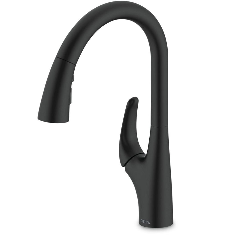Delta Seabourne Pull-Down Kitchen Faucet, Matte Black M2