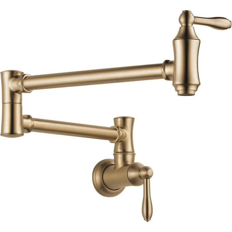 Delta Trad Pot Filler Faucet, Wall Mount O3