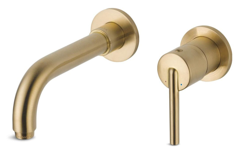 Delta Trinsic 1-H Wall-Mount Lav Faucet Trim, Champagne Bronze Y1
