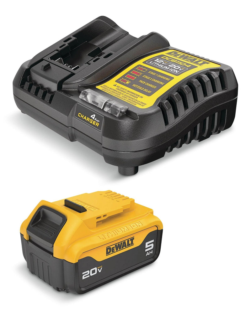 DEWALT 20V MAX 5Ah Battery Starter Kit with LED Indicator M4