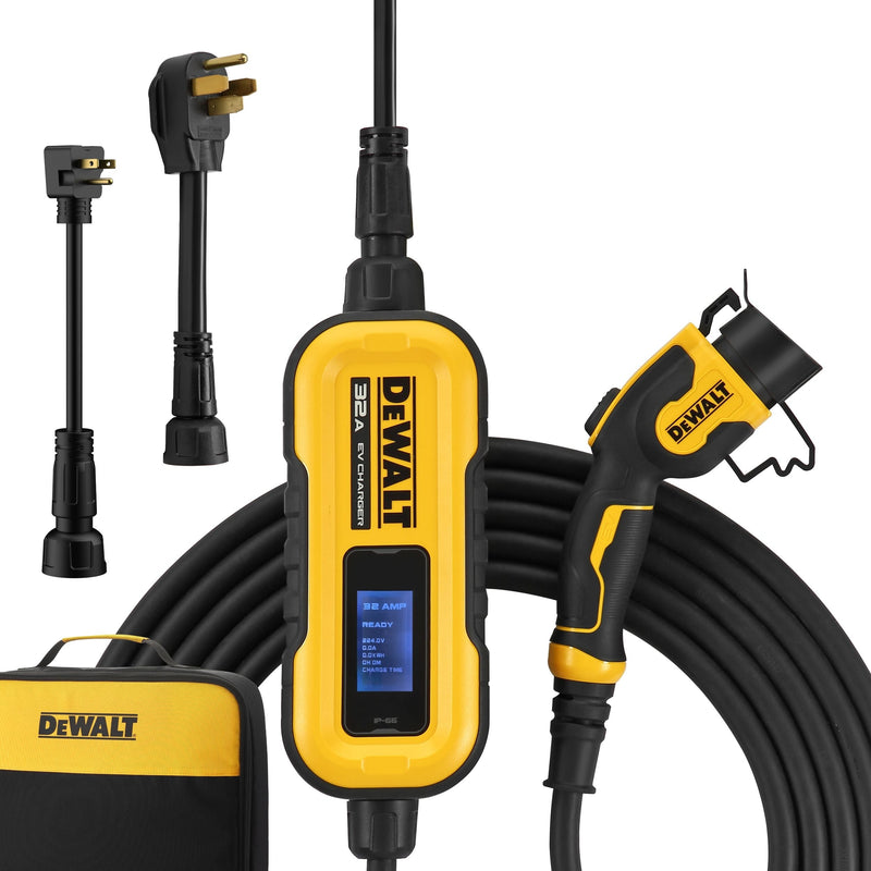 DeWalt 32A Level 1 & 2 NEMA 5-15 & 14-50 J1772 EV Charger A4