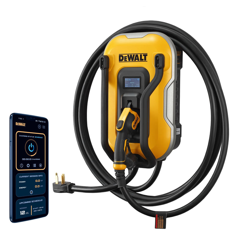 DeWalt 40A Wi-Fi Level 2 NEMA 14-50 J1772 EV Charger Y2