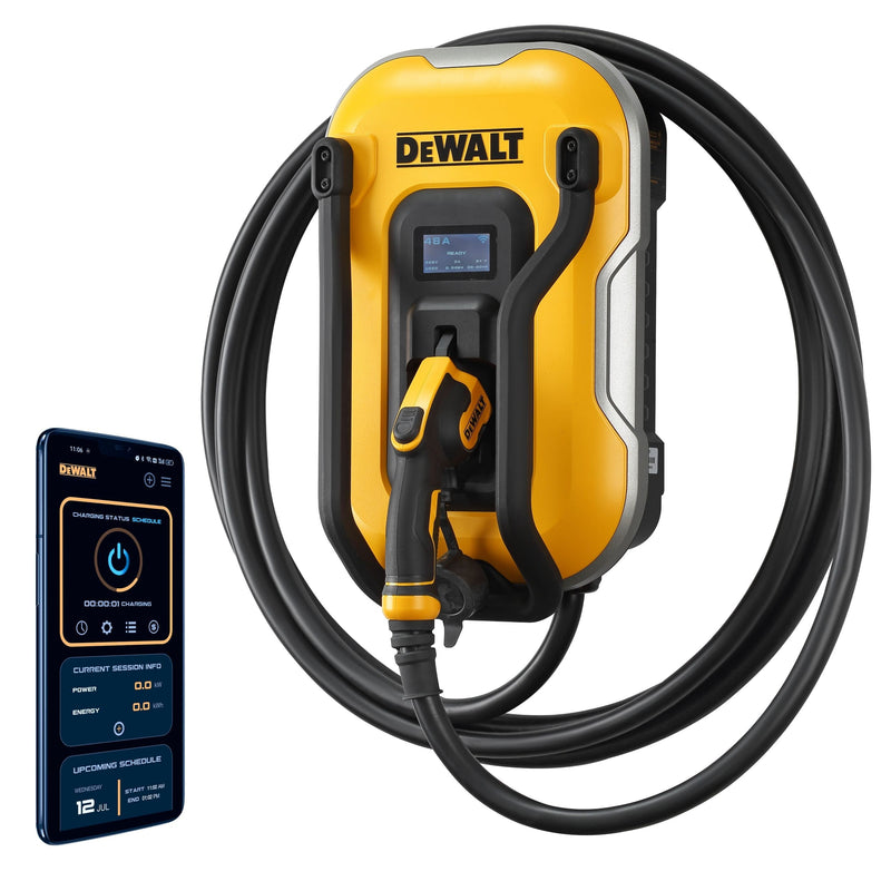 DeWalt 48A Wi-Fi Level 2 Hardwired J1772 EV Charger B5